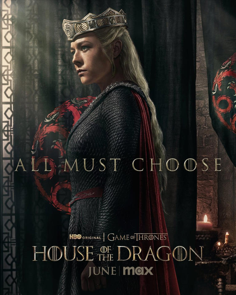 《权力的游戏》前传剧集《龙之家族》发布角色海报，6月正式开播