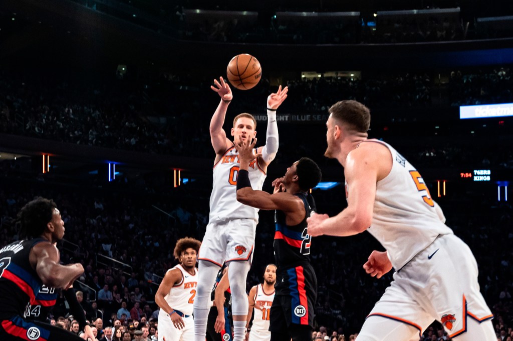 Donte DiVincenzo Sets Knicks’ Single-game 3-point Record In Rout Of Pistons