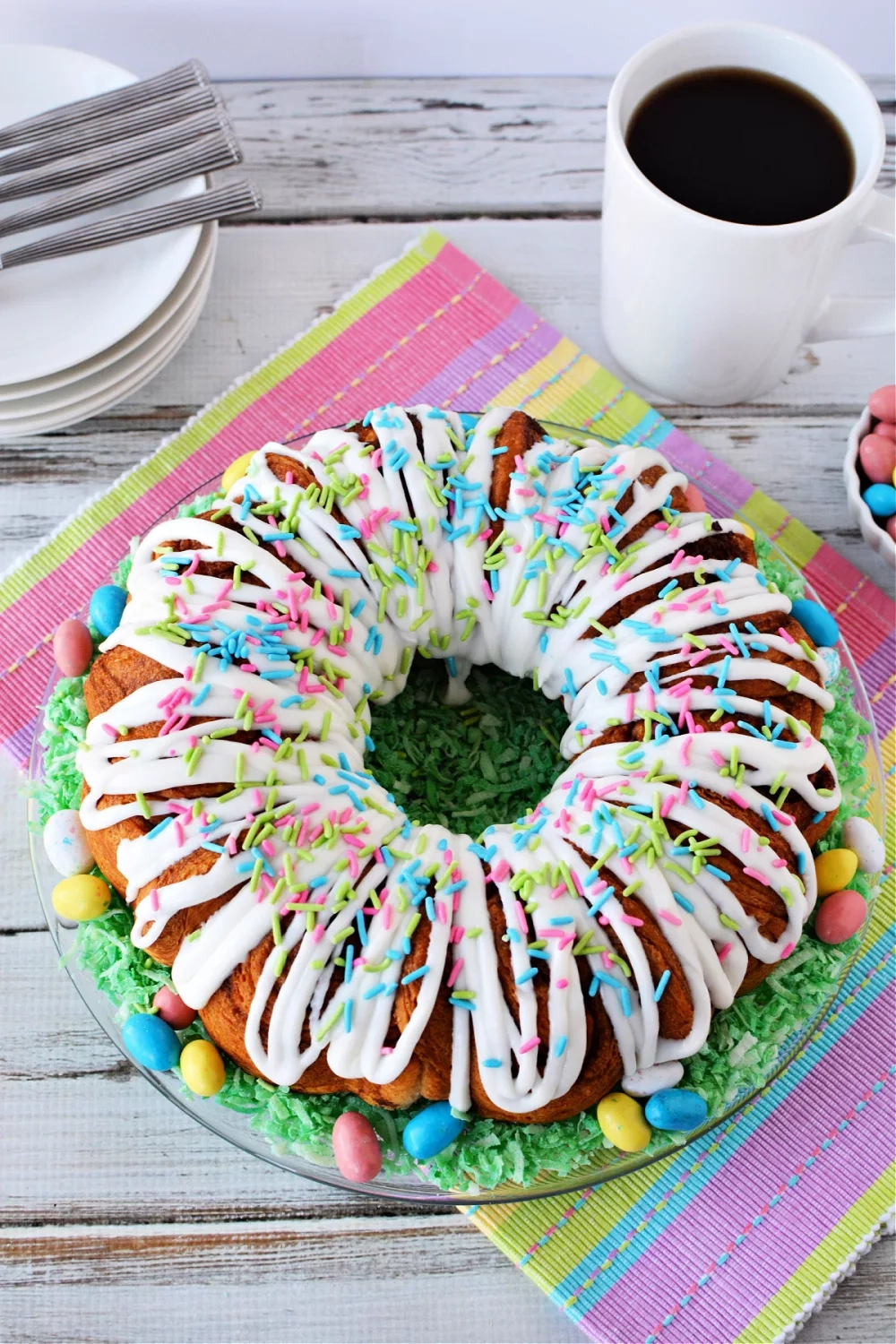 Make this Cinnamon Roll Bundt Cake for Easter Brunch!