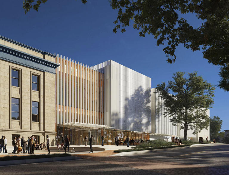 The new design for the revitalized New Brunswick Museum includes an accessible main entrance, a multi-storey public great room, nine exhibition galleries, and flexible spaces designed for educational programs, community events and public gatherings.