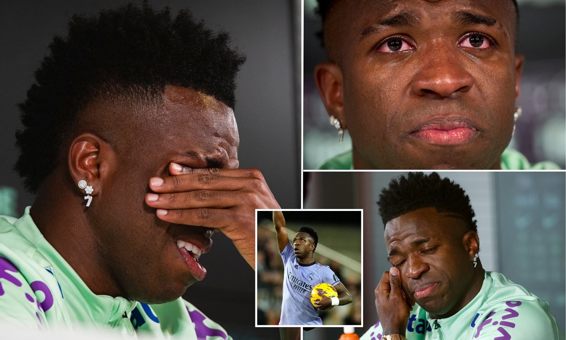 Vinicius Jnr Breaks Down In Tears When Asked About Racism