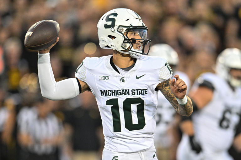 Msu Qb Aidan Chiles Ranked Among Best In Big Ten