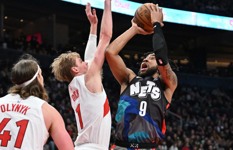 Nets snap six-game losing streak with win over Raptors as Dennis ...