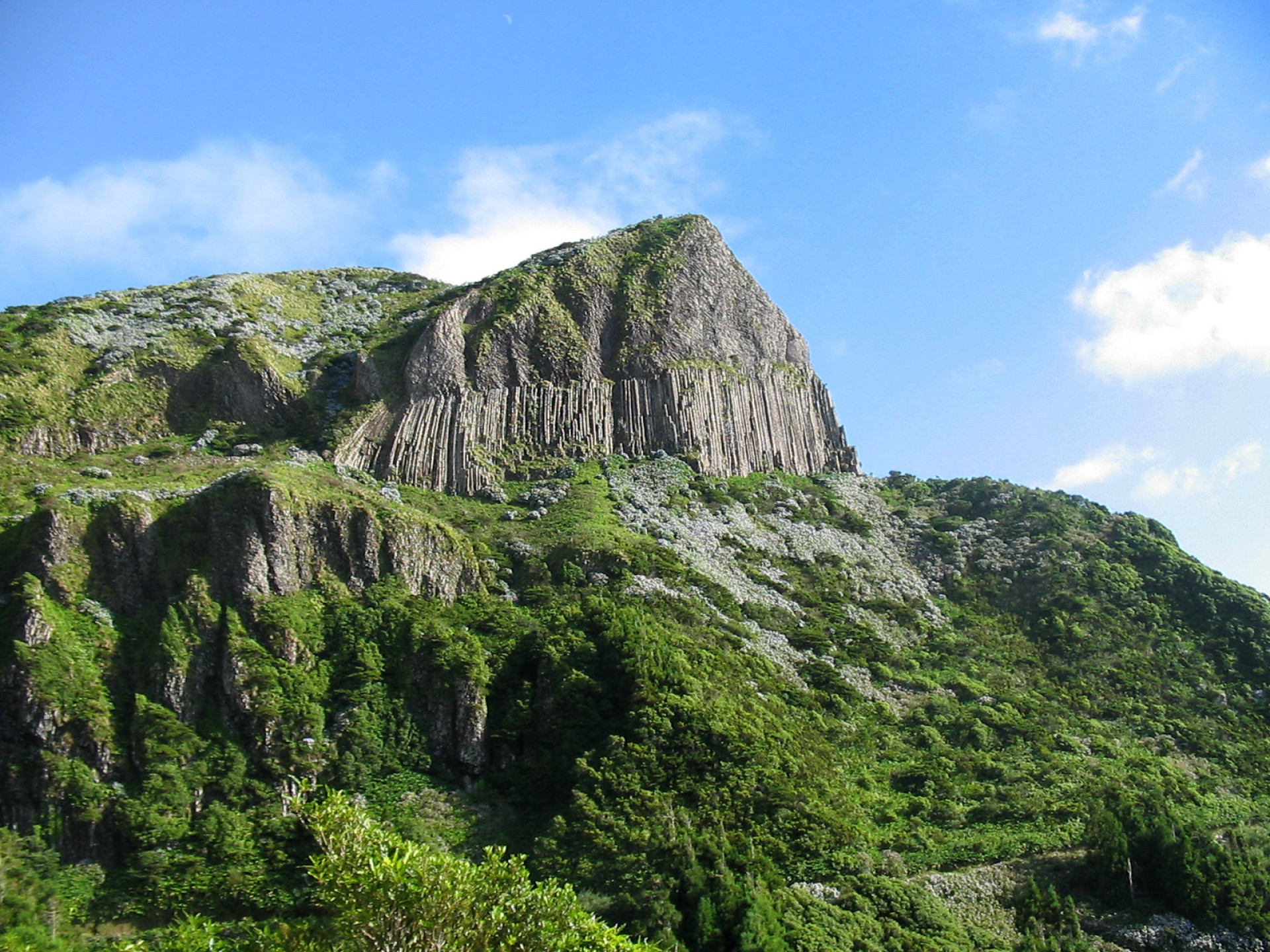 L'une des plus belles merveilles de l'île est la Rocha dos Bordões. Il s'agit d'une énorme excroissance verticale de basalte qui ressemble à une roche préhistorique. <p><a href="https://www.msn.com/fr-fr/community/channel/vid-7xx8mnucu55yw63we9va2gwr7uihbxwc68fxqp25x6tg4ftibpra?cvid=94631541bc0f4f89bfd59158d696ad7e">Suivez-nous et accédez tous les jours à du contenu exclusif</a></p>
