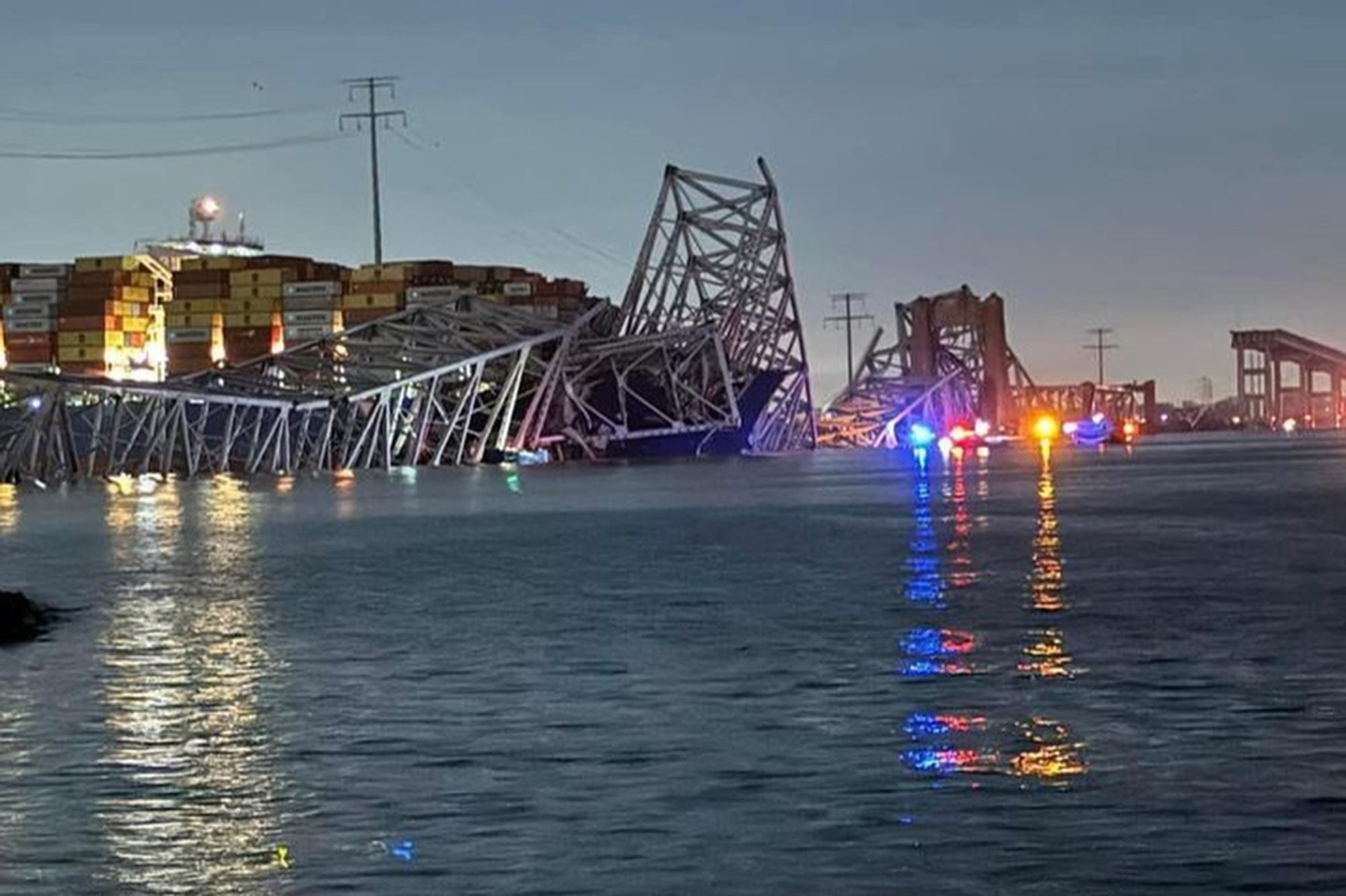 Photos, Video Show Collapse Of Baltimore's Francis Scott Key Bridge ...