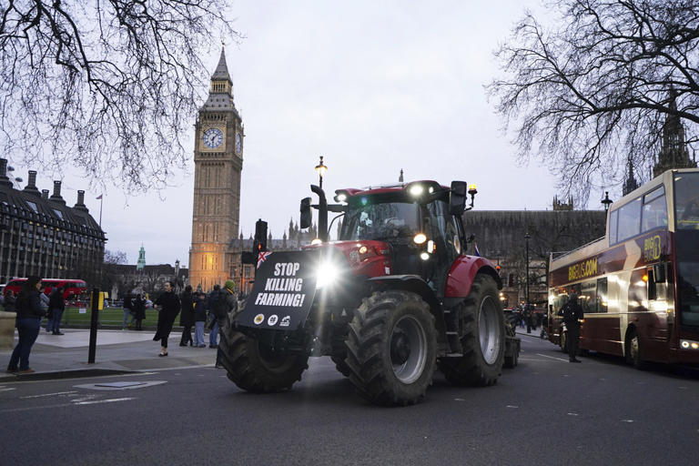 Britain Farmers Protest