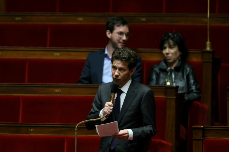 Le député écologiste Jérémie Iordanoff à l'Assemblée nationale, le 13 décembre 2023 à Paris
