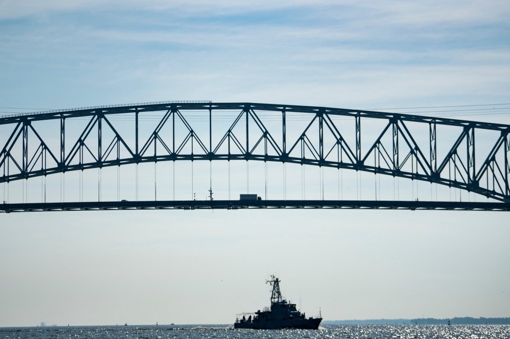 Horror Moment Us Bridge Collapses After Ship Crashes Into It