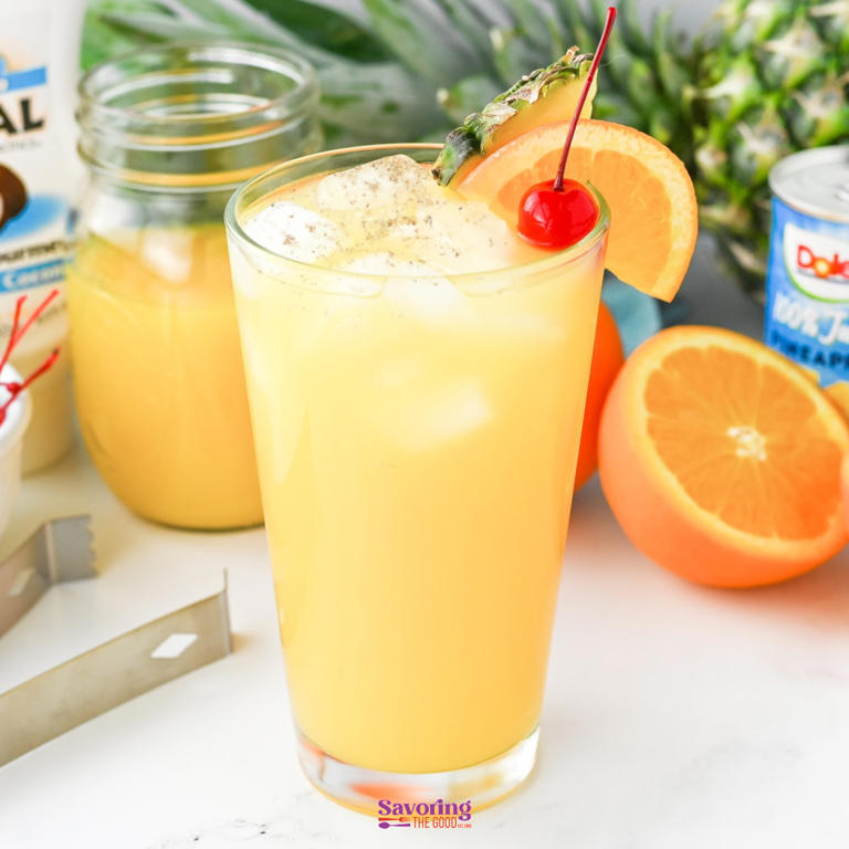 Painkiller Cocktail Recipe 🍹 Just Like The Soggy Dollar Bar