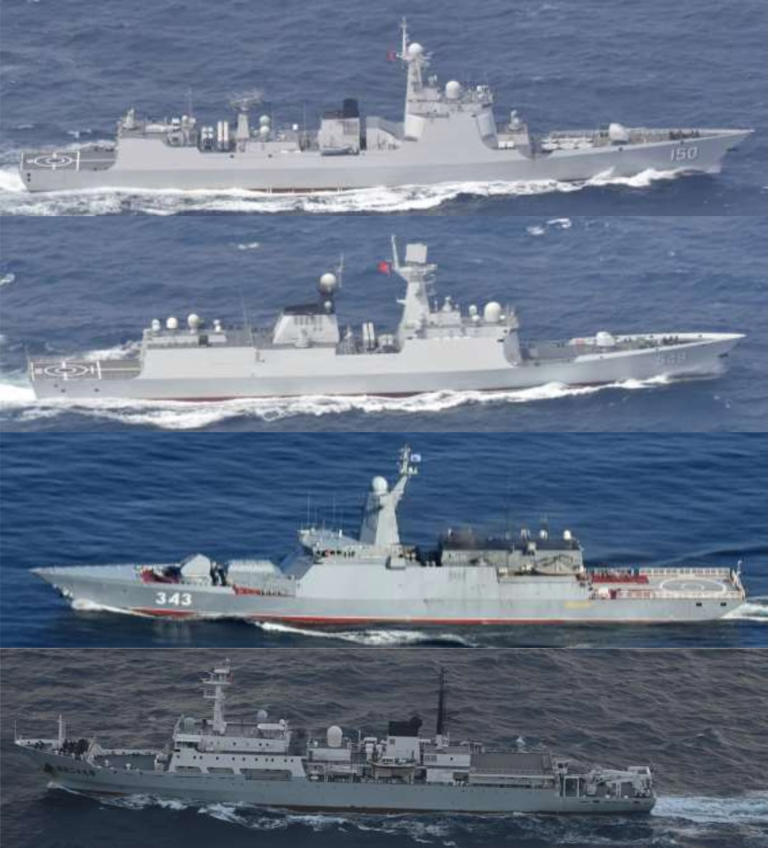 US Ally Shadows Russian and Chinese Navy Ships