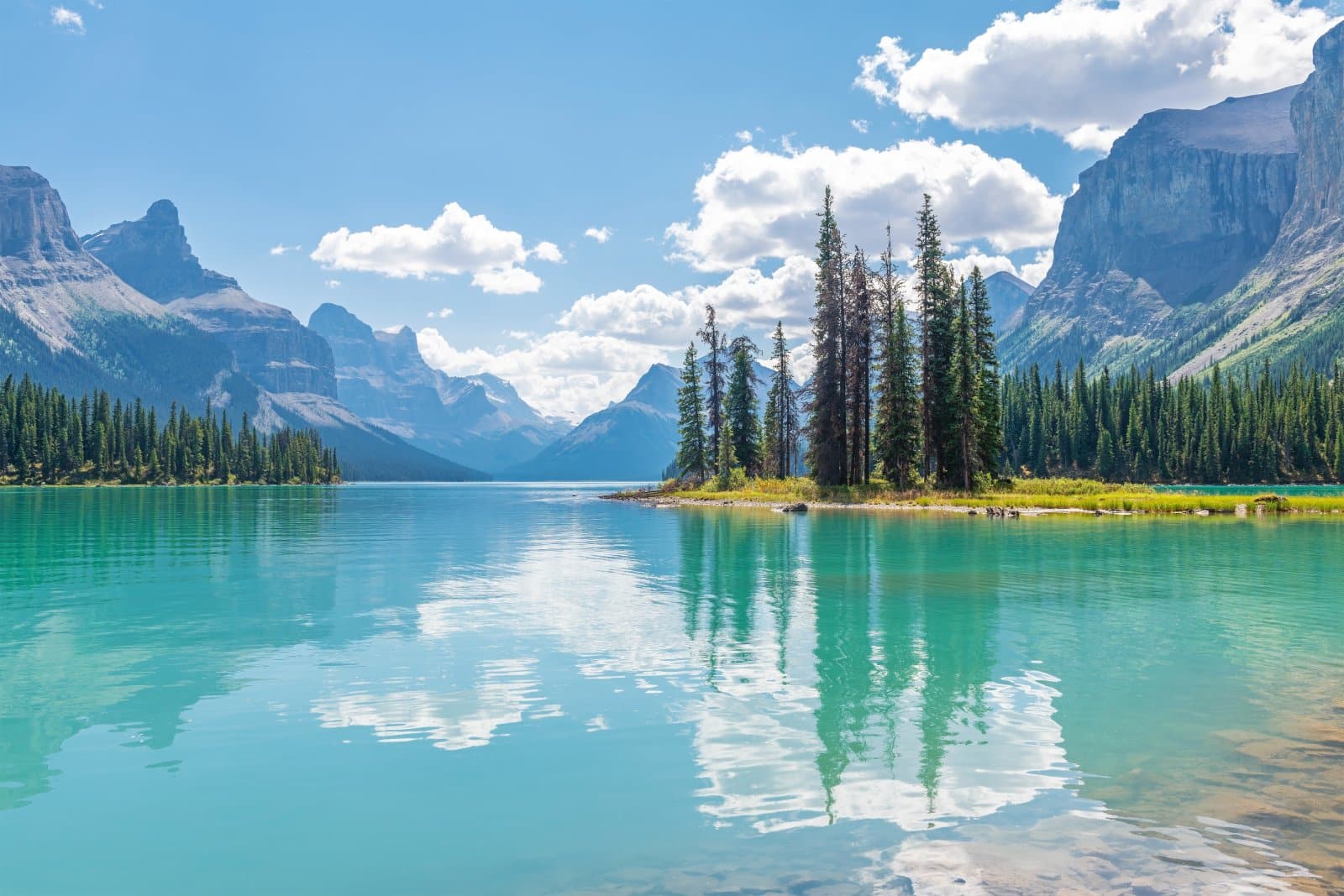 <p class="wp-caption-text">Image Credit: Shutterstock / SL-Photography</p>  <p><span>Jasper National Park, the largest national park in the Canadian Rockies, offers a more secluded and unspoiled wilderness experience than its southern neighbor, Banff. The park is home to the magnificent Columbia Icefield, the Athabasca Glacier, and the stunning Maligne Lake. Jasper’s Dark Sky Preserve, the second-largest in the world, provides unparalleled stargazing opportunities.</span></p>