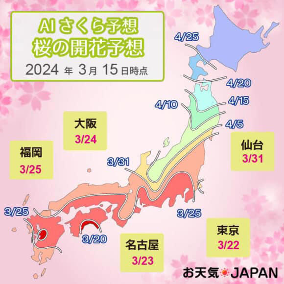 【教學】日本追櫻攻略 2024 最好用追櫻 App+滿開預測/實時+網上預約指定席車飛