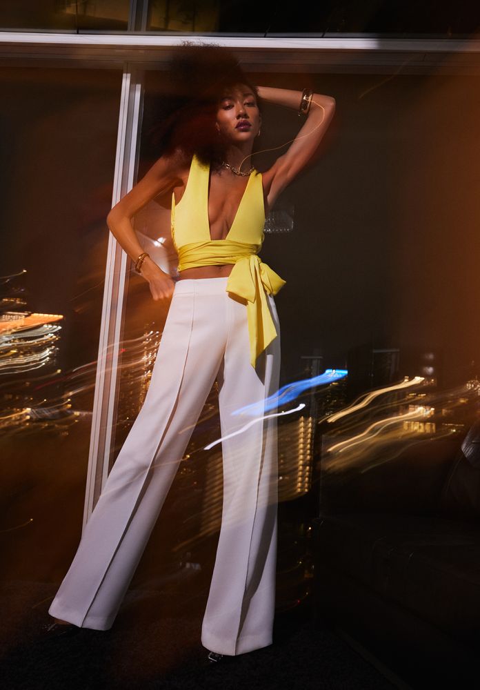 Aoki Lee Simmons Stars In Bcbg New Yorks Spring 2024 Collection