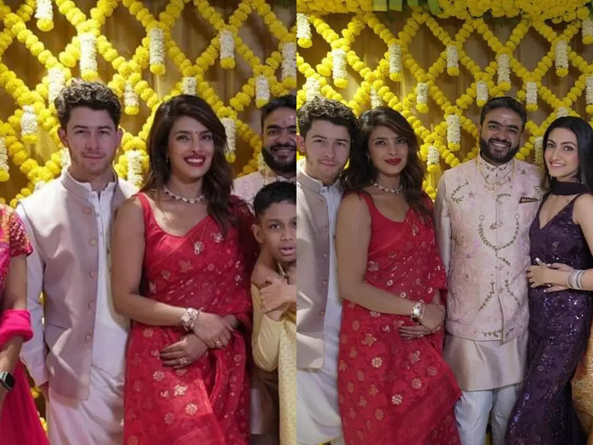 Priyanka Chopra Jonas And Nick Jonas Stun In Indian Attire For Brother ...