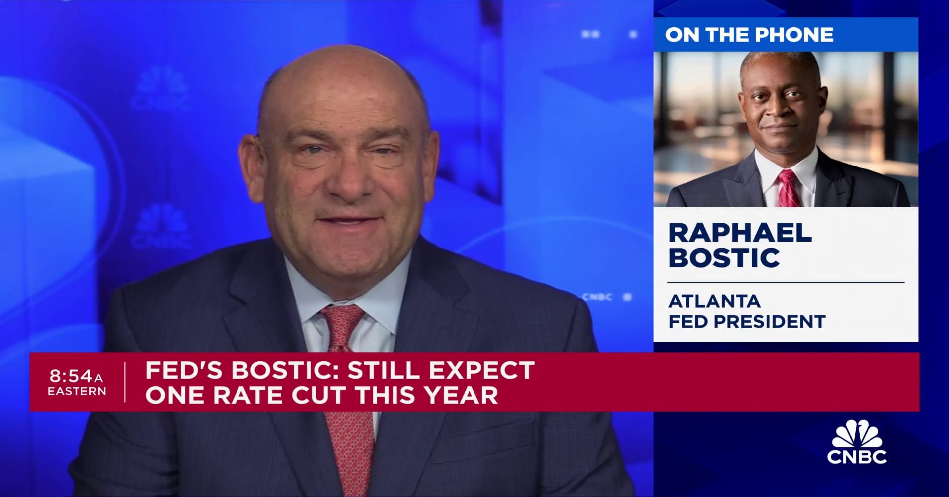 Atlanta Fed President Raphael Bostic: Expect One Rate Cut In The Fourth ...