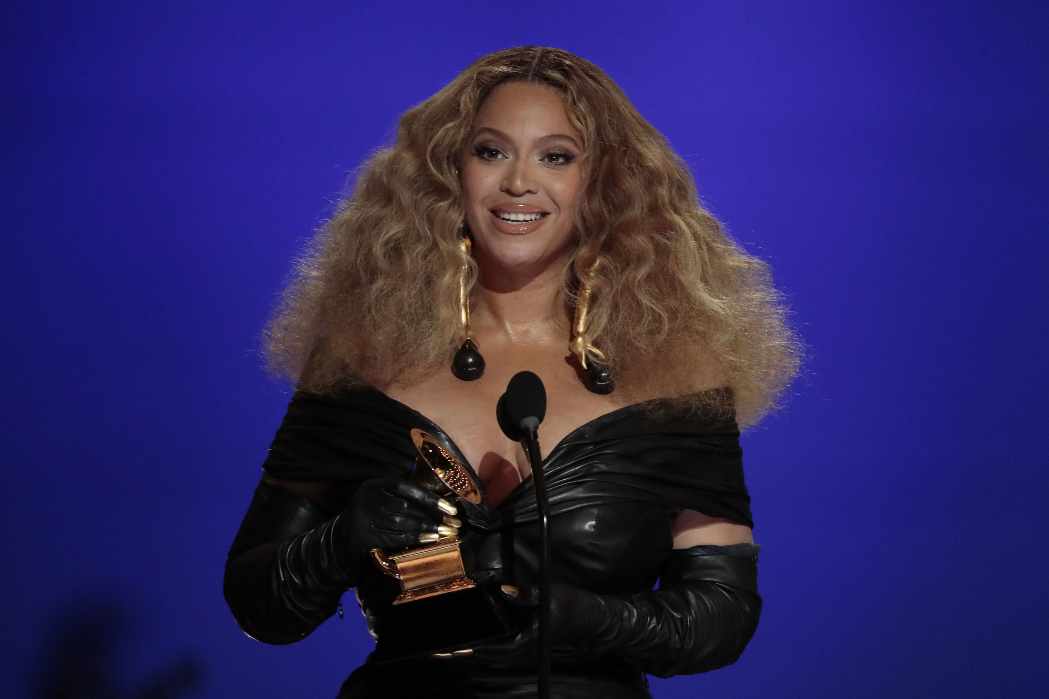 <p>Beyonce and her husband, JAY-Z, are tied for the most Grammy nominations in history with 88 each as of early 2024. <span>(Her nominations have come as both a solo artist, as a member of Destiny's Child and as half of The Carters with her hubby.</span>) </p><p>When it comes to wins, though, no one tops the Queen B: In 2021, she became <a href="https://www.wonderwall.com/awards-events/grammys/2021-grammys-everything-that-had-people-talking-435587.gallery?photoId=435993">the most decorated woman in Grammy history</a> when she took home her fourth award of the night -- and 28th Grammy overall -- during the <a href="https://www.wonderwall.com/awards-events/grammys/2021-grammy-awards-see-all-the-pics-from-the-red-carpet-435592.gallery">63rd annual ceremony</a>, surpassing the record (27) previously set by bluegrass artist Alison Krauss. Then in 2023, she became the most awarded person of any gender when she took home her 32nd Grammy, breaking conductor Georg Solti's record of 31 wins.</p>