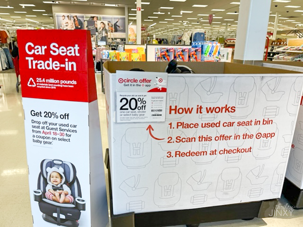 Target Car Seat Recycling Event April 14 to 27, 2025