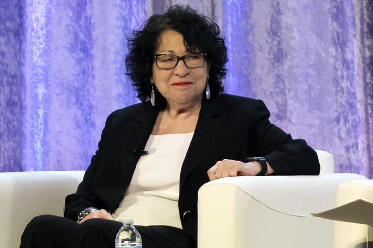Supreme Court Justice Sonia Sotomayor attends a panel discussion at the winter meeting of the National Governors Association, Friday, Feb. 23, 2024 in Washington. (AP Photo/Mark Schiefelbein) (Photo: via Associated Press)