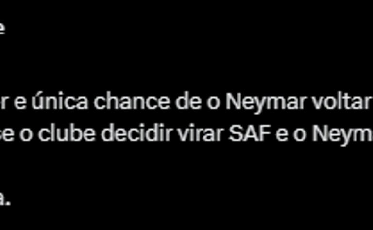 Santos tem SAF avaliada em R$ 1,2 bilho e Neymar tem condio de comprar; entenda