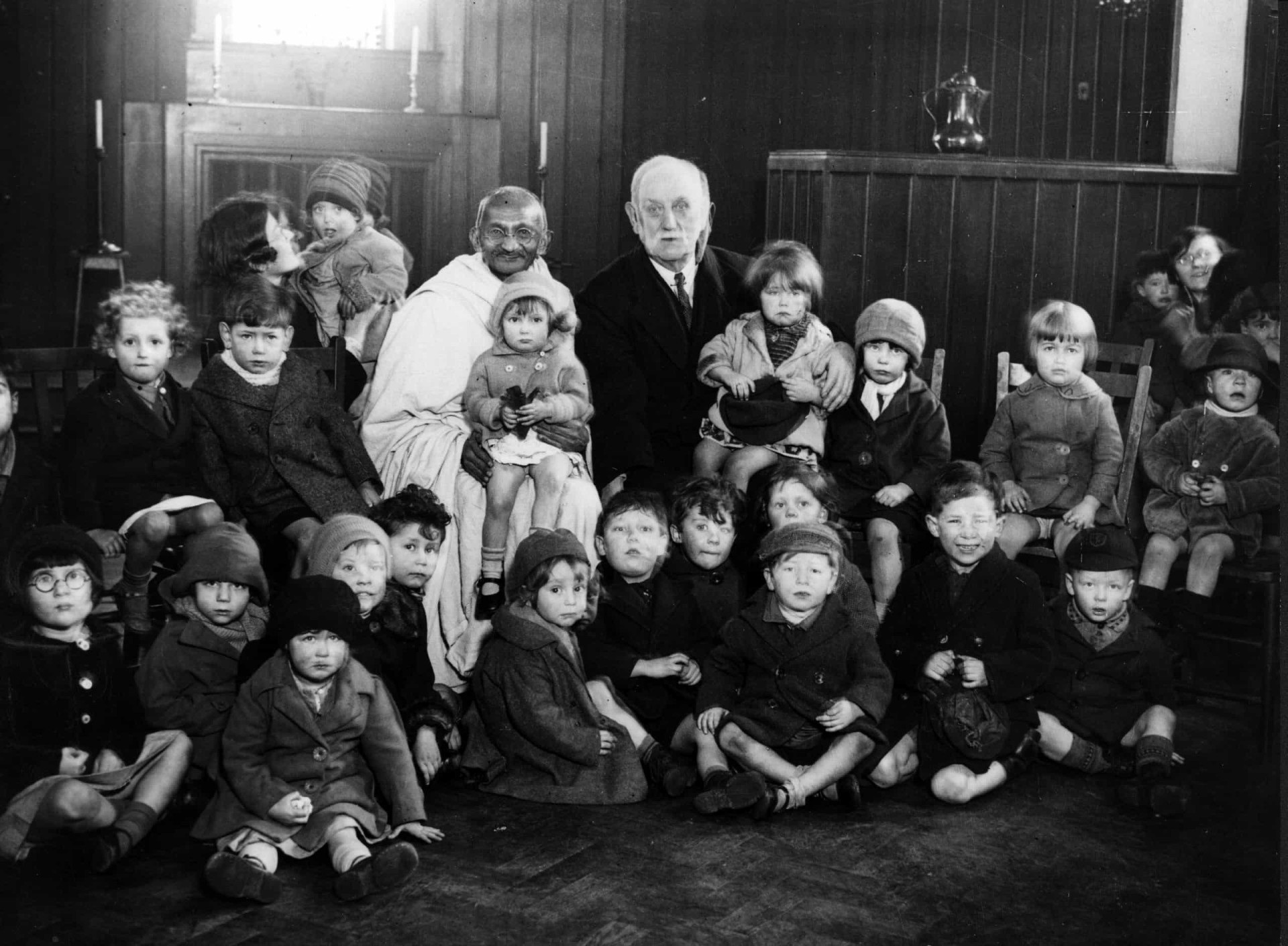 <p>Gandhi eschewed the comforts of a hotel stay offered by the government and instead stayed at Kingsley Hall with Labour Party member and social reformer George Lansbury. Both are pictured meeting local children. </p><p>You may also like:<a href="https://www.starsinsider.com/n/459036?utm_source=msn.com&utm_medium=display&utm_campaign=referral_description&utm_content=447666v5en-us"> Movie sequels that cut out main characters</a></p>