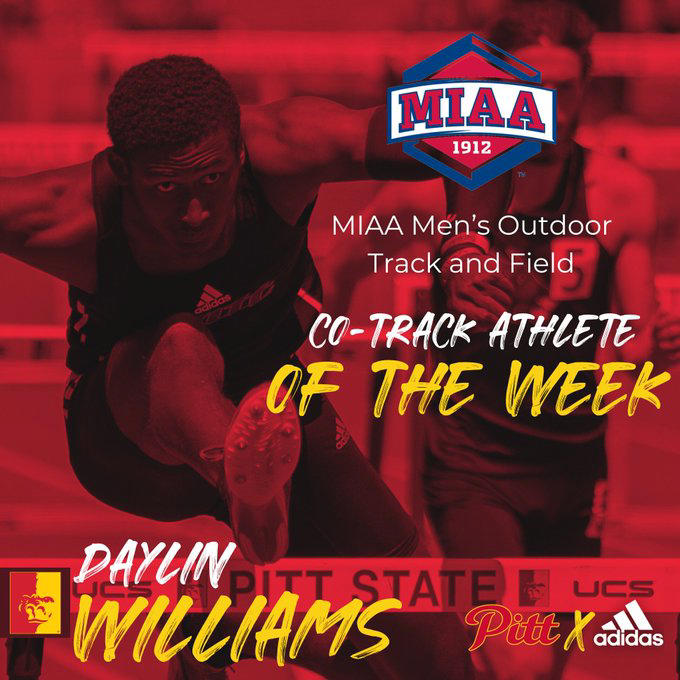 Daylin Williams Earns CoMIAA Outdoor Track Athlete of the Week Honors