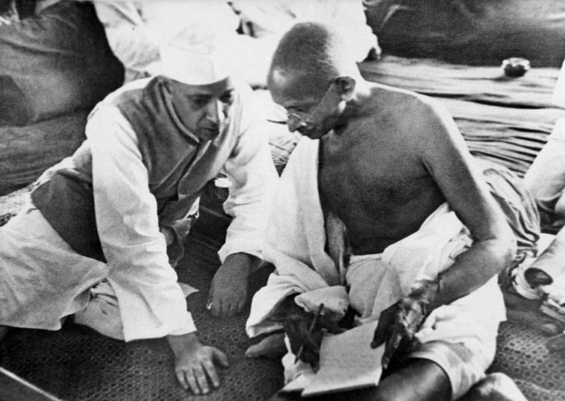 <p>Launched at the Bombay session of the All-India Congress Committee by Gandhi in August 1942, the Quit India Movement demanded an end to British rule in India. After Gandhi's speech calling for an "orderly British withdrawal," almost the entire Congress leadership were imprisoned, and remained behind bars for the duration of the Second World War. Gandhi is pictured with Jawaharlal Nehru (1889–1964). </p><p><a href="https://www.msn.com/en-us/community/channel/vid-7xx8mnucu55yw63we9va2gwr7uihbxwc68fxqp25x6tg4ftibpra?cvid=94631541bc0f4f89bfd59158d696ad7e">Follow us and access great exclusive content every day</a></p>