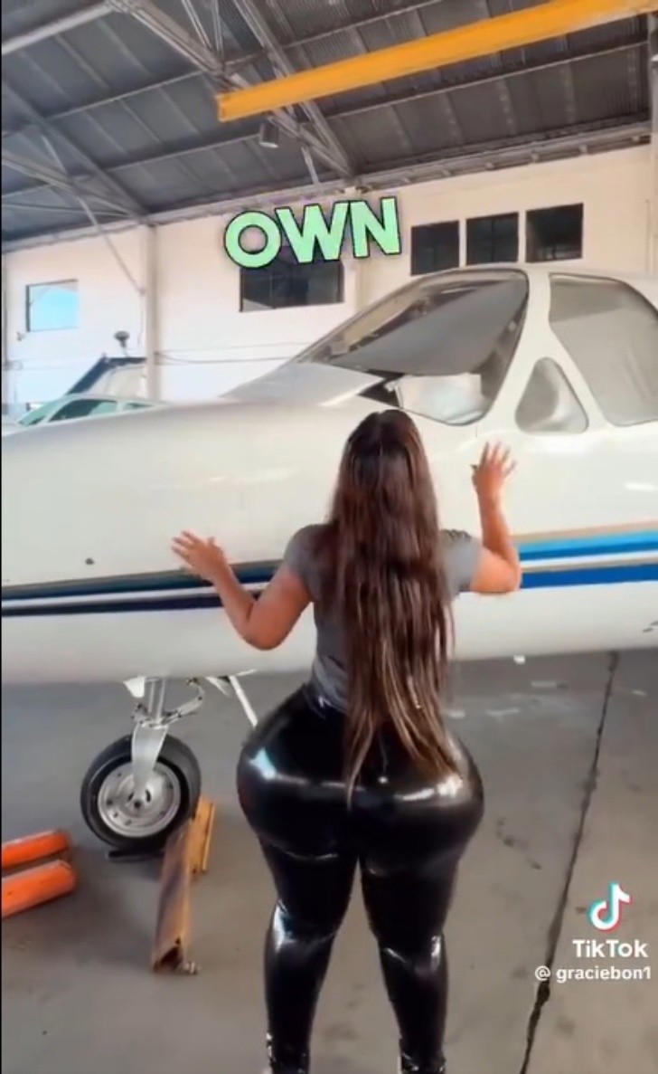 Video: Mujer compra su propio avión privado al no caber en los asientos de  las aerolíneas comerciales