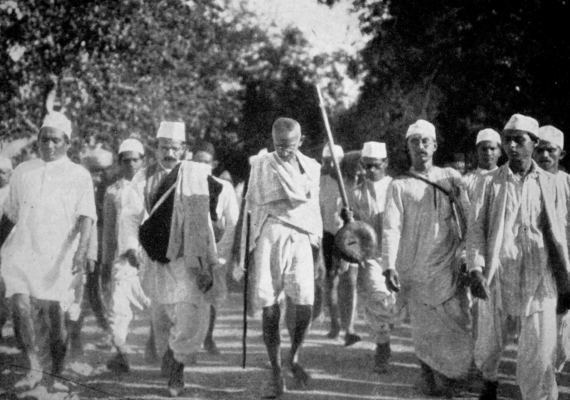 <p>From March 12 to April 6, 1930, Gandhi, together with 78 volunteers, marched 388 km (241 miles) from Ahmedabad to Dandi, Gujarat, in protest at the tax of salt imposed by the British earlier that year. His intention was to start making salt himself. </p><p><a href="https://www.msn.com/en-us/community/channel/vid-7xx8mnucu55yw63we9va2gwr7uihbxwc68fxqp25x6tg4ftibpra?cvid=94631541bc0f4f89bfd59158d696ad7e">Follow us and access great exclusive content every day</a></p>