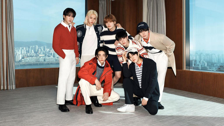 K-Pop Group Stray Kids Reunite with Tommy Hilfiger for New Spring Campaign