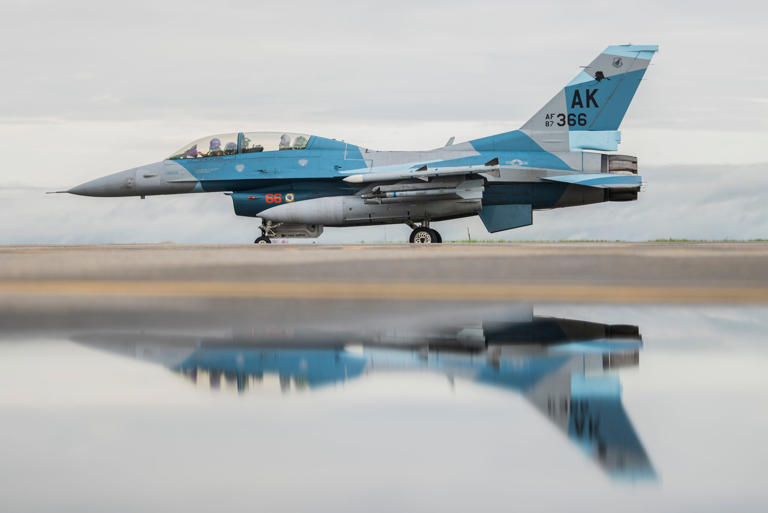 F-16 Aggressor Squadron In Alaska Becomes Unique Air Defense Unit