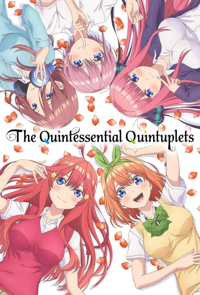 the quintessential quintuplets gets official '90s & 2000s fashion artwork release