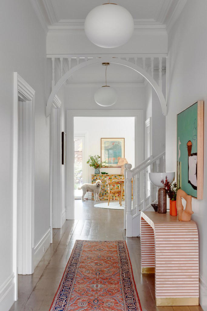 A splash of colour breathes new life into this charming historic home