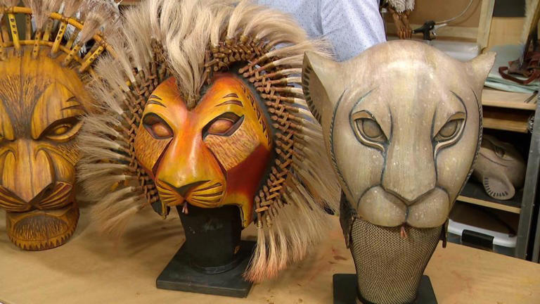 A behind the scenes look at Disney's "The Lion King" at the Orpheum Theatre