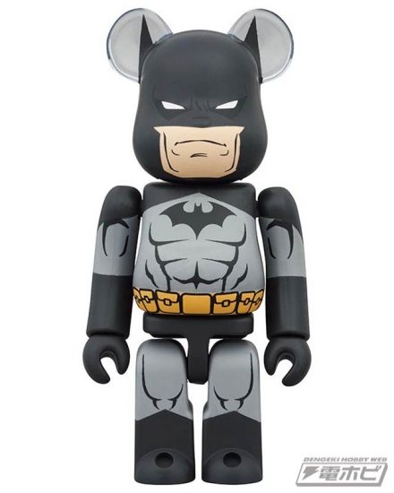 BATMAN：HUSH』版の「バットマン」がBE@RBRICKユニバースに降臨！100％＆400％の2サイズセットのブラックカラーアイテムが発売!!