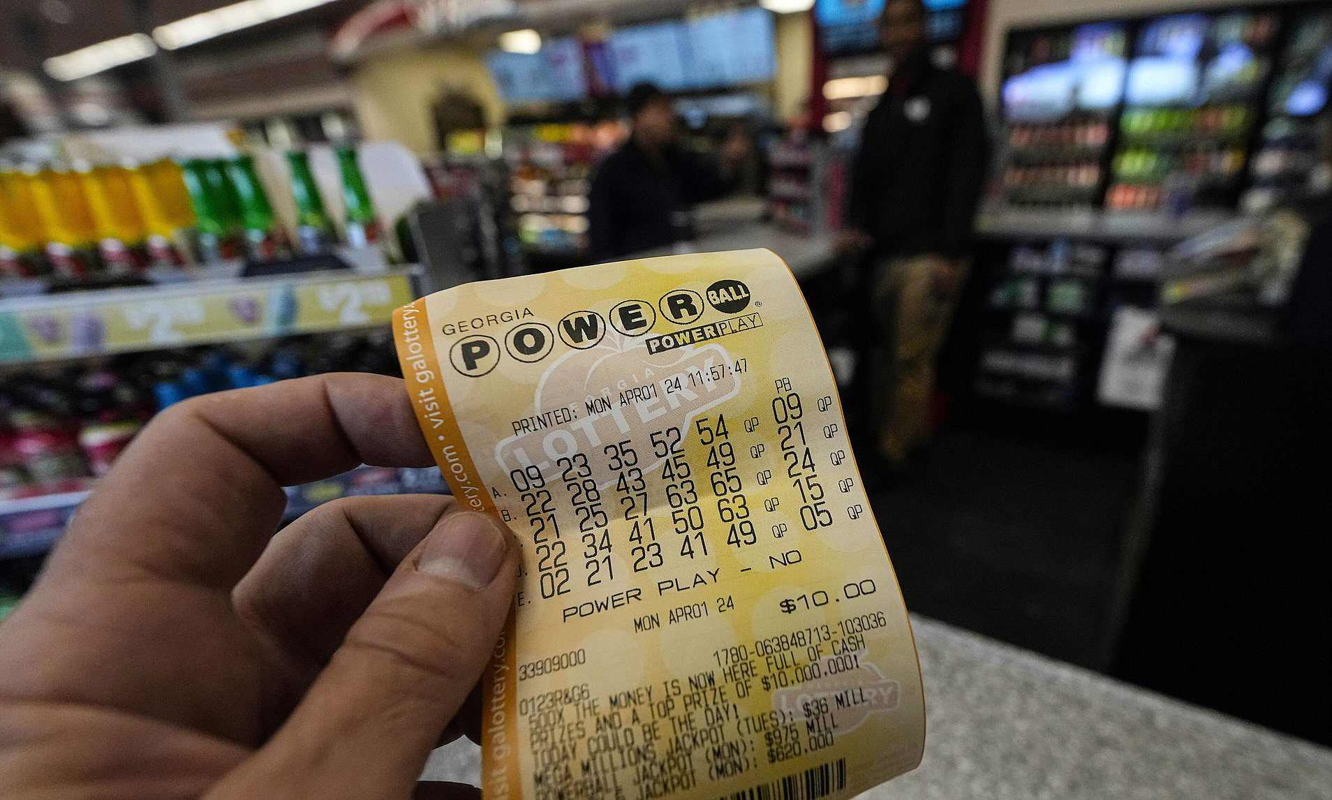 Powerball frenzy as jackpot jumps to 1.23billion the eighth largest