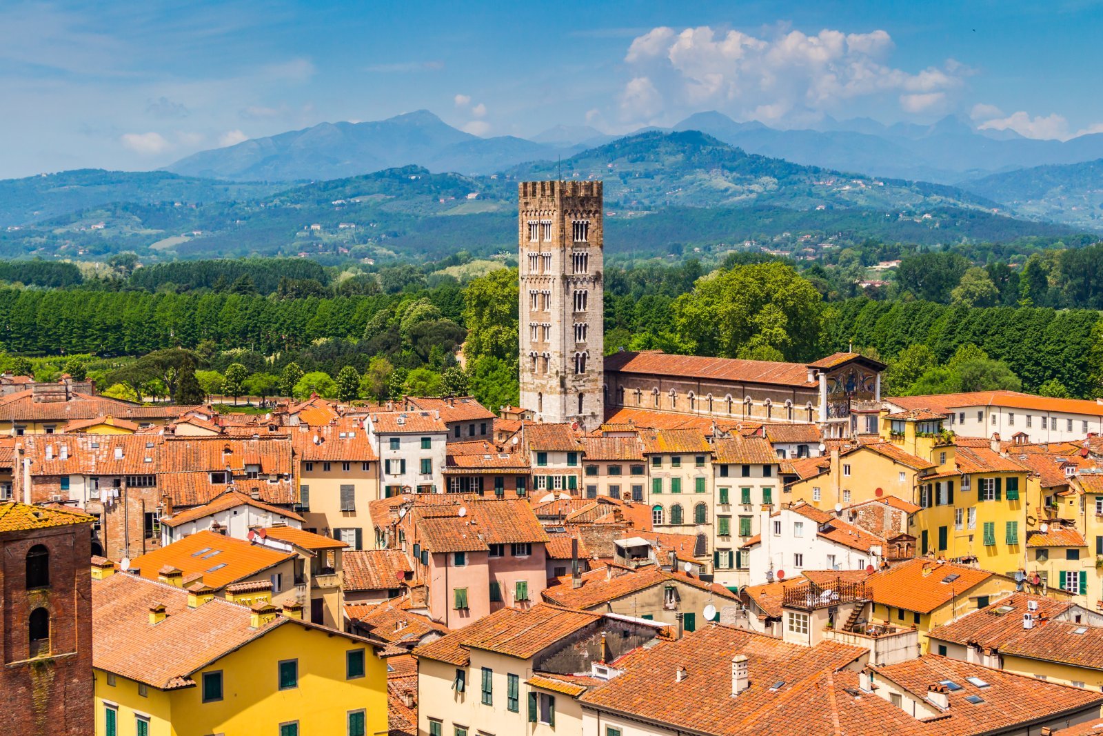 <p class="wp-caption-text">Image Credit: Shutterstock / DaLiu</p>  <p><span>Lucca, in Tuscany, is a graceful city enclosed by well-preserved Renaissance walls, which have been transformed into walking and cycling paths. The city is known for its historic architecture, beautiful piazzas, and vibrant cultural scene. Highlights include the Guinigi Tower, with its rooftop garden, and the Piazza dell’Anfiteatro, built on the ruins of a Roman amphitheater.</span></p>