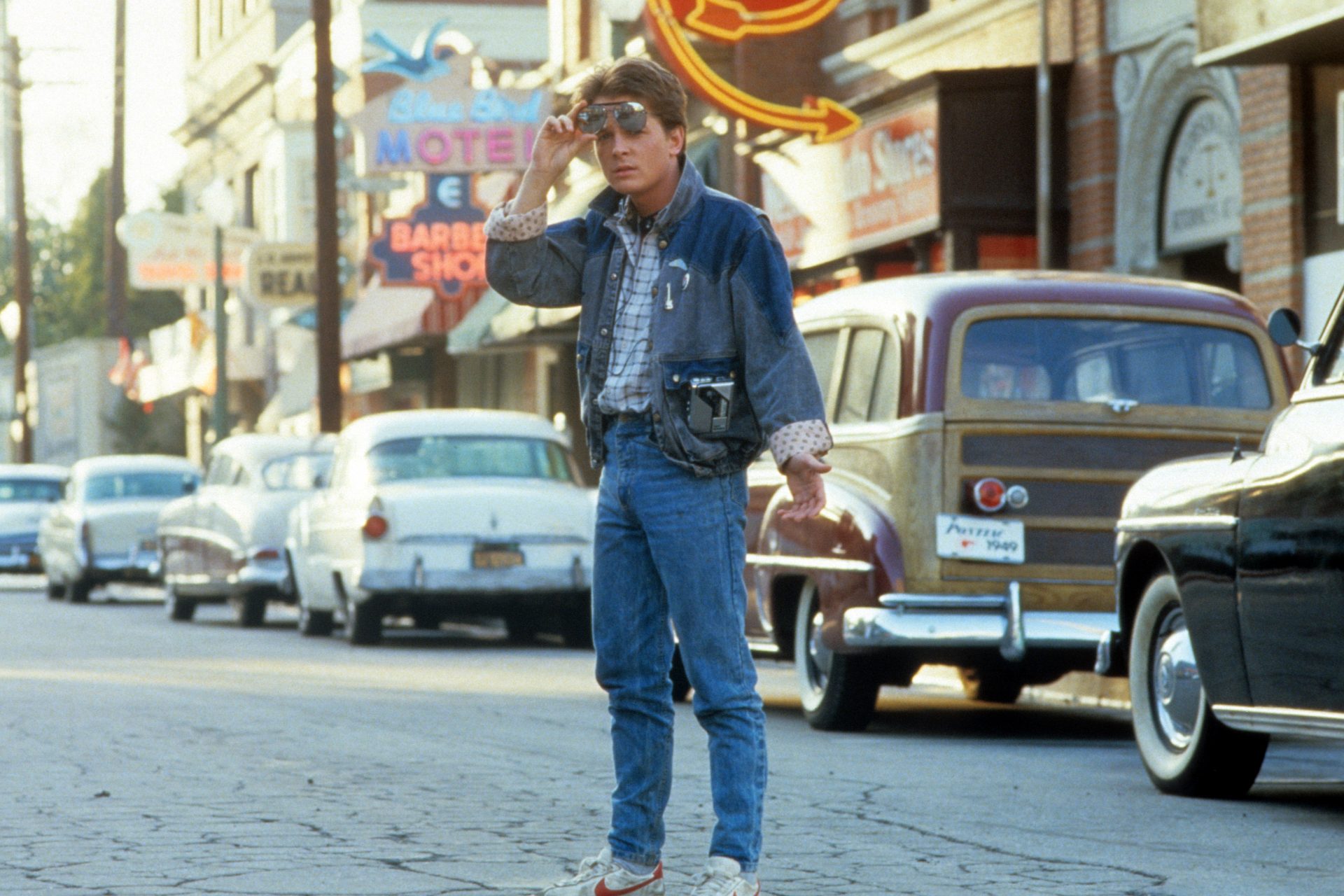 <p>Back to the Future - Perhaps the best time travel movie, this story became a classic trilogy. The first film is Hollywood history and was essential to the pop culture of the 80s. Marty McFly, Doc Brown, and the Delorean stood at the head.</p>