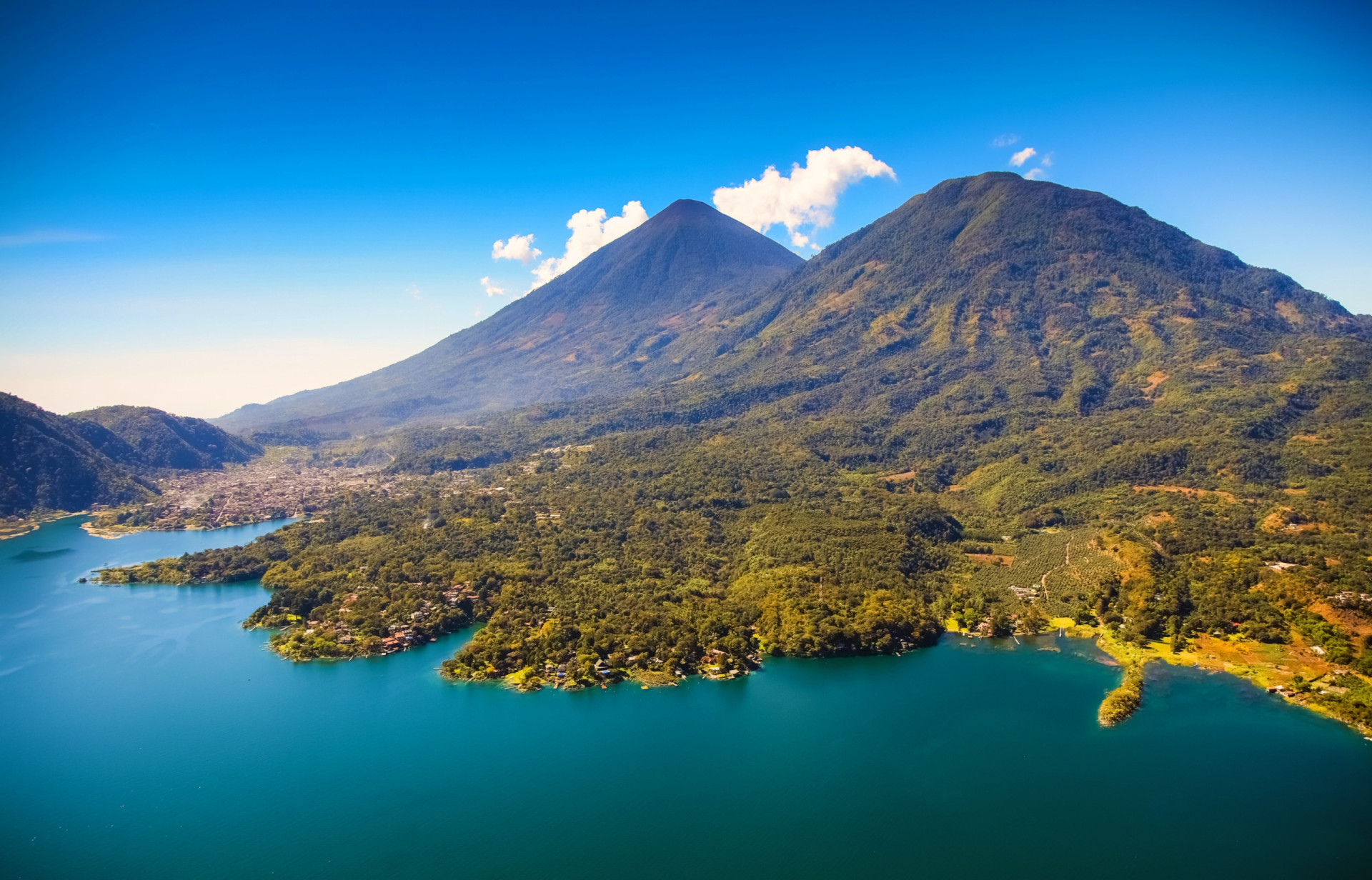 <p>Atitlán in the Solalá highlands is regularly voted as one of the most beautiful lakes in the world. Created approximately 84,000 years ago as a result of a volcanic eruption, this outstanding body of water is framed by the volcanoes Atitlán, Tolimán, and San Pedro—"The Three Giants"—to form an impressive landscape.</p><p>You may also like:<a href="https://www.starsinsider.com/n/268155?utm_source=msn.com&utm_medium=display&utm_campaign=referral_description&utm_content=627756en-en"> Shocking celebrity arrests </a></p>