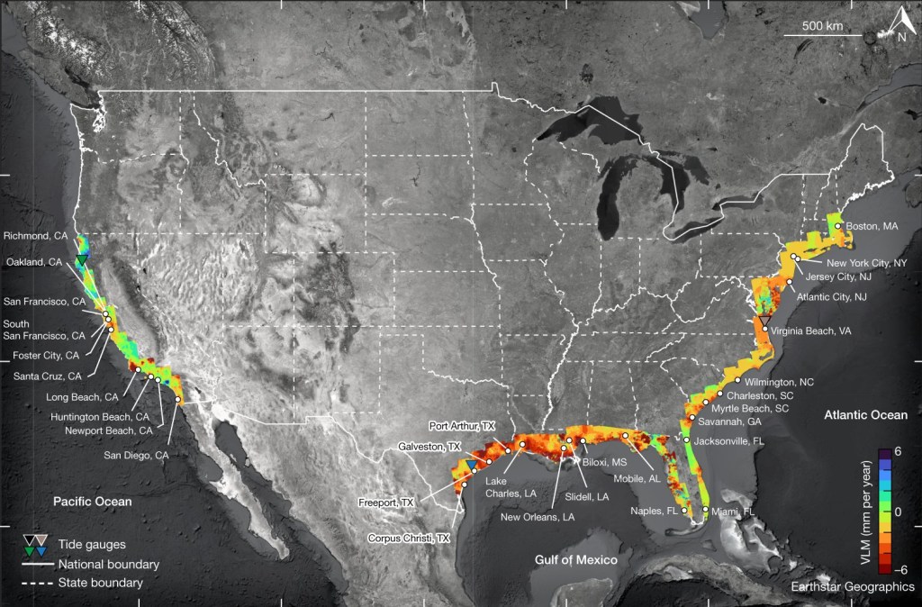 Map shows the US cities most at risk of going underwater