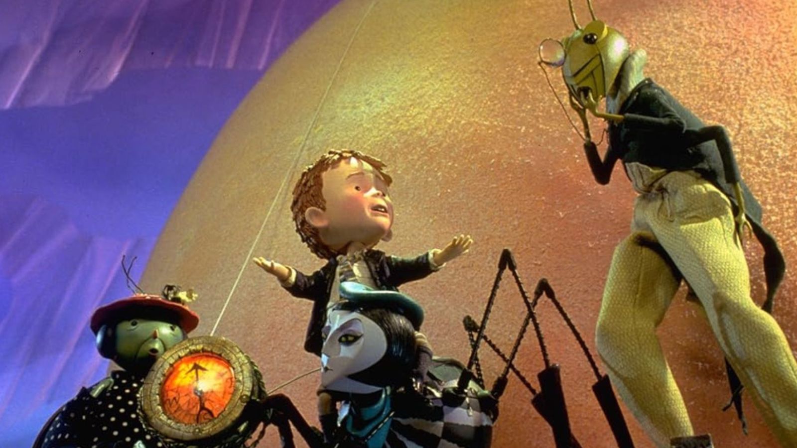 <p>A whimsical tale of friendship and adventure, James and the Giant Peach follows a young boy as he embarks on a journey with a group of insect friends. The stop-motion animation, although creative, gave the characters a creepy and unsettling appearance. In particular, the opening scene with the eerie rhino cloud was particularly unnerving.</p>