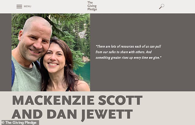 amazon, mackenzie scott's high school teacher ex-husband is seen with his new live-in girlfriend 18 months after divorce - as world's fifth richest woman appears unlucky in love while jeff bezos plans second marriage