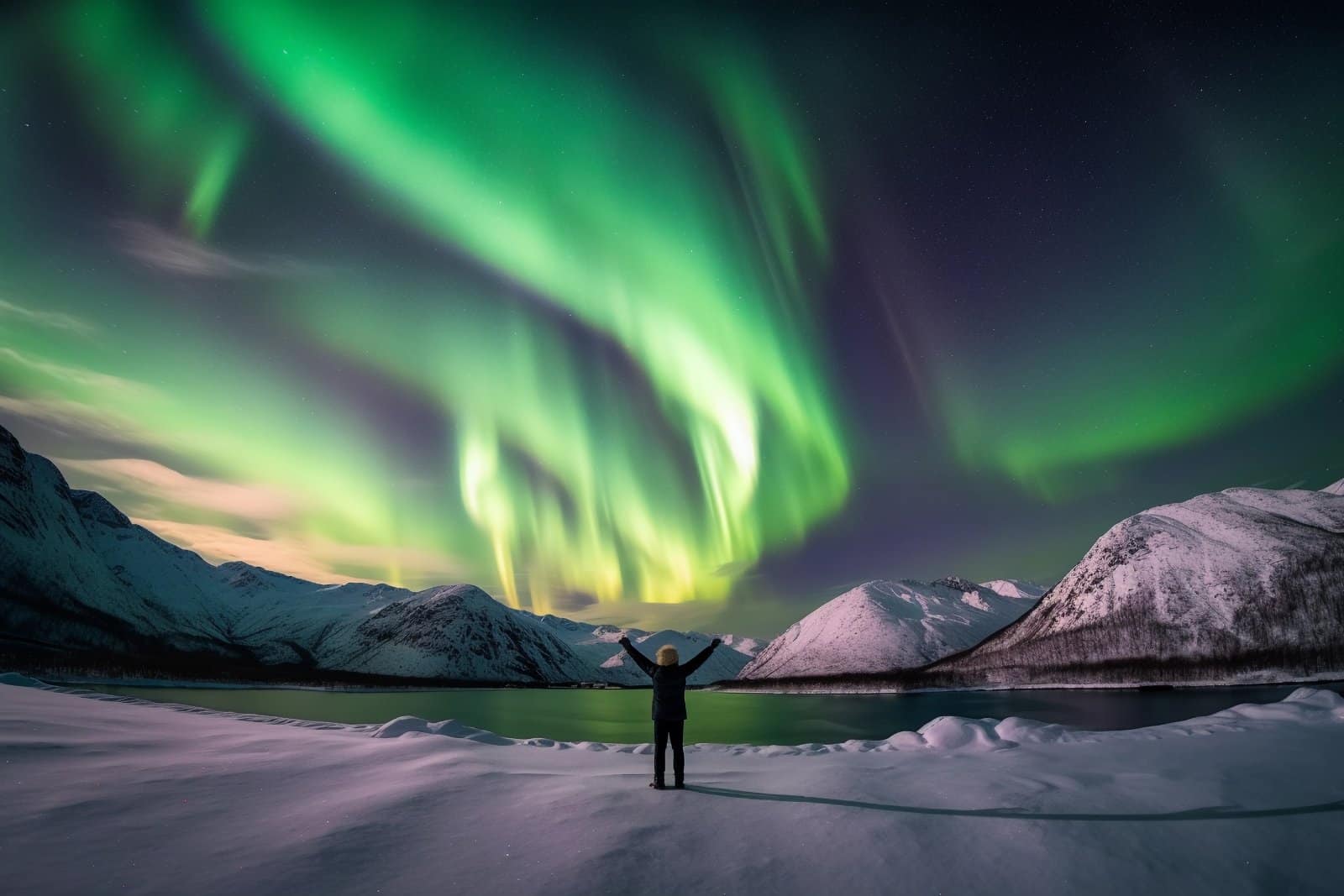 <p class="wp-caption-text">Image Credit: Shutterstock / Jose Manuel Perez</p>  <p><span>Witnessing the Northern Lights, or Aurora Borealis, in Iceland is a mesmerizing experience that draws travelers from around the world. The dance of colors across the night sky, from vivid greens to purples and pinks, is a natural phenomenon that captures the imagination and wonder of all who see it. Iceland’s dramatic landscapes of volcanoes, glaciers, and hot springs provide the perfect backdrop for this celestial display. Beyond the Northern Lights, Iceland offers a wealth of adventures, from exploring the Golden Circle and bathing in the Blue Lagoon to hiking glaciers and witnessing the power of its waterfalls.</span></p>