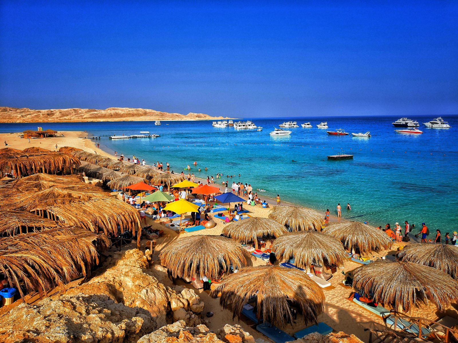 <p class="wp-caption-text">Image Credit: Shutterstock / ThreeA Studios</p>  <p><span>Hurghada is a resort town along the Red Sea known for its sandy beaches, clear waters, and vibrant coral reefs. It’s a popular destination for diving, snorkeling, and enjoying the seafront promenade.</span></p>