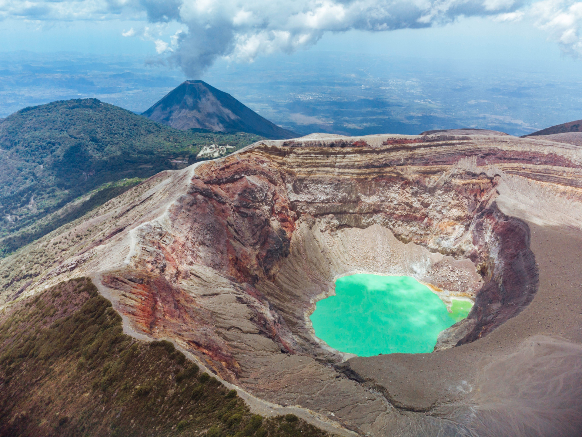 <p>Cerro Verde National Park is also known as Los Volcanes National Park for its three highlight attractions: the Cerro Verde, Izalco, and Santa Ana volcanoes. Santa Ana (pictured) is, in fact, the highest volcano in the country.</p>