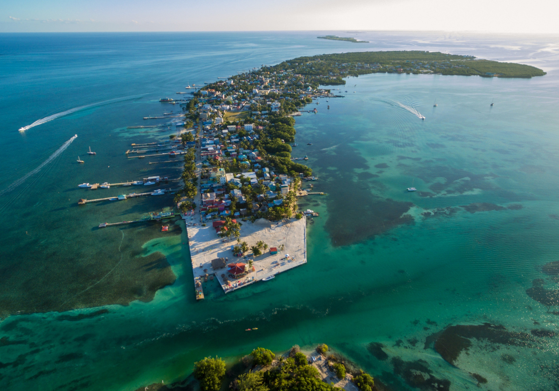 <p>Caye Caulker is Ambergris Caye's smaller, less-visited sister island and a prime stop for travelers looking to "go slow" and enjoy some relaxing downtime. The Caye Caulker Marine Reserve has dive sites on the Belize Barrier Reef.</p>