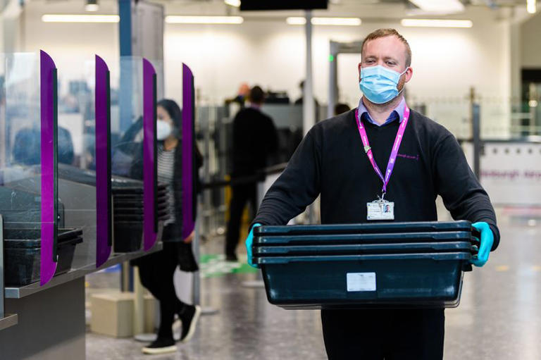 Edinburgh Airport has updated customers regarding the 100ml liquid rule at security.