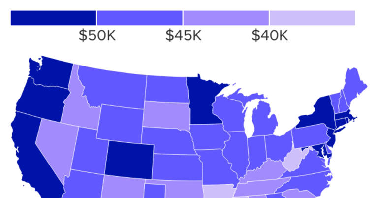 10 U.S. states where everyday Americans earn the most money—No. 1 isn't ...