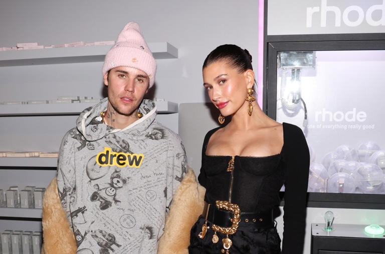 Hailey Bieber Posts Sweet Photo of Husband Justin Bieber Snuggling in Bed With Their Dog