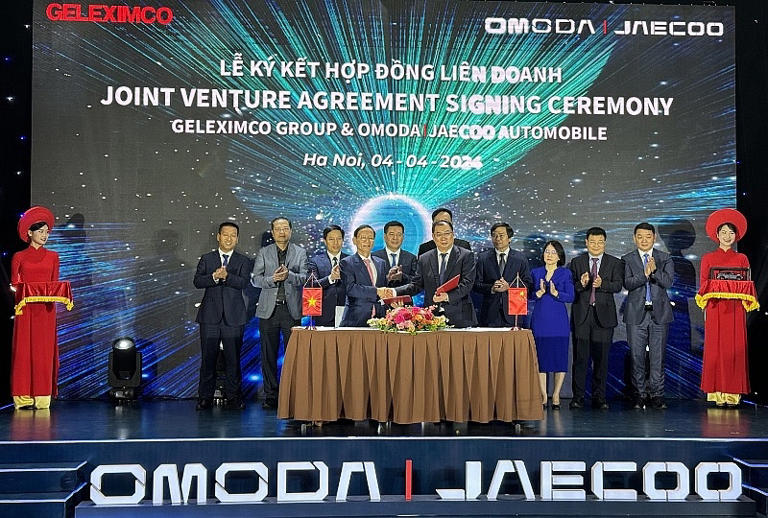 奇瑞子公司与越南 Geleximco 达成合资协议，将投资 8 亿美元建厂