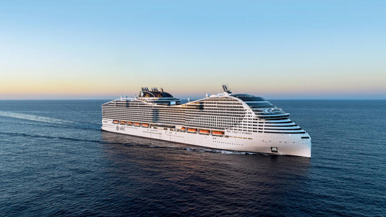 The MSC World Europa, the line's first LNG-powered ship.